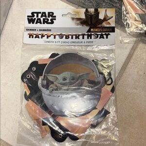5/$8 Star Wars happy birthday banner